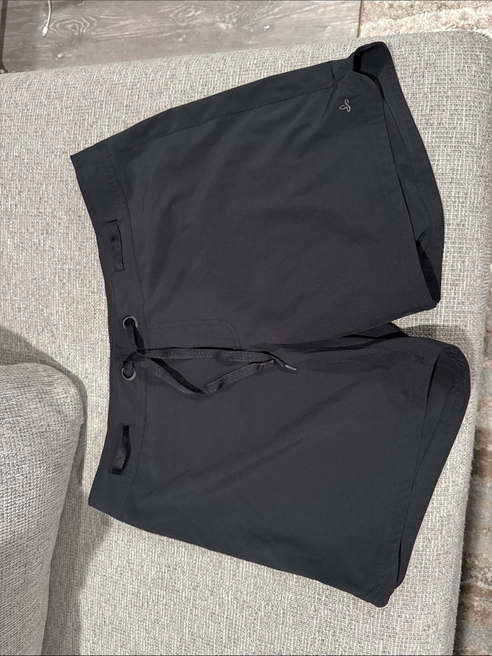 Prana Black Women’s Athletic Drawstring Shorts